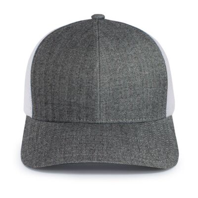 Pacific Headwear Herringbone Trucker Cap PH124 Herringbone Trucker Cap Thumbnail