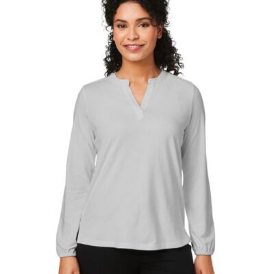 Ladies' Raleigh Half-Placket Knit Top Thumbnail