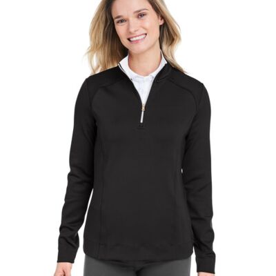 Ladies' Wells Quarter-Zip Tech Pullover Thumbnail