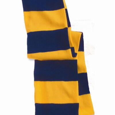 Sportsman Rugby-Striped Knit Scarf SP02 Rugby-Striped Knit Scarf Thumbnail