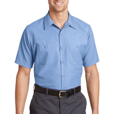 Long Size, Short Sleeve Industrial Work Shirt Thumbnail