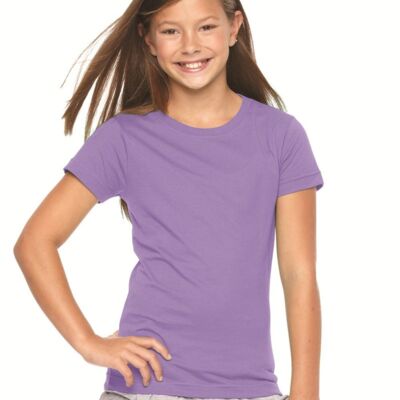 LAT Girls' Fine Jersey Tee 2616 Girls' Fine Jersey Tee Thumbnail