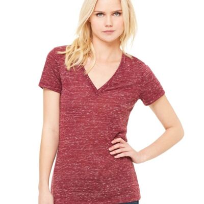 Bella + Canvas Women’s Jersey Deep V-Neck Tee 6035 Women’s Jersey Deep V-Neck Tee Thumbnail
