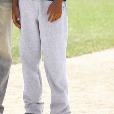 Champion Youth Powerblend® Open-Bottom Sweatpants with Pockets P890 Youth Powerblend® Open-Bottom Sweatpants with Pockets Thumbnail