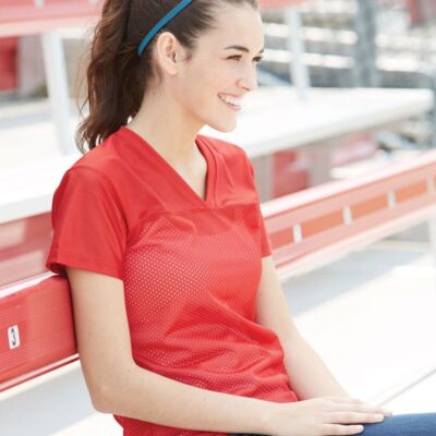 Augusta Sportswear Women's Junior Fit Stadium Replica Football Jersey 250 Women's Junior Fit Stadium Replica Football Jersey Thumbnail