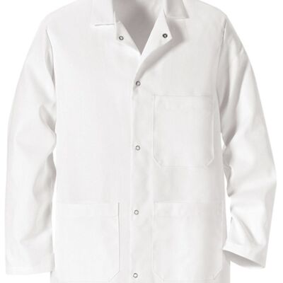 Chef Designs Gripper Front Short Butcher Coat 0406 Gripper Front Short Butcher Coat Thumbnail