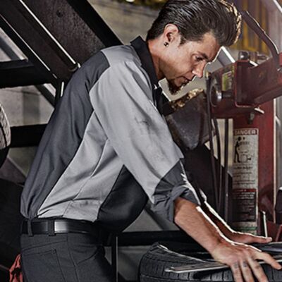 Red Kap Men's Long Sleeve Automotive Crew Shirt SY10 Men's Long Sleeve Automotive Crew Shirt Thumbnail