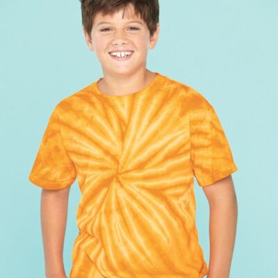 Dyenomite Youth Cyclone Pinwheel Tie-Dyed T-Shirt 20BCY Youth Cyclone Pinwheel Tie-Dyed T-Shirt Thumbnail