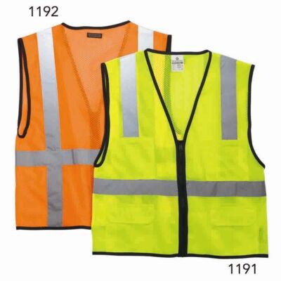 Kishigo Unisex Economy Mesh 6-Pocket Vest 1191-1192 Unisex Economy Mesh 6-Pocket Vest Thumbnail
