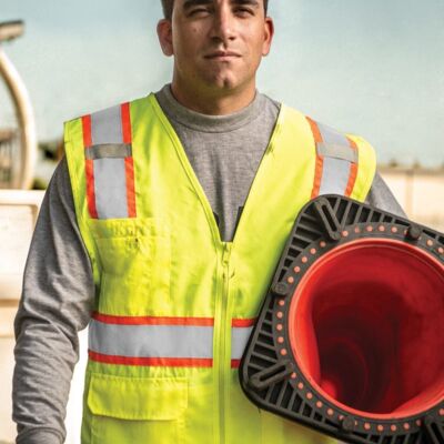 Kishigo Unisex Ultra-Cool™ Solid Front Vest with Mesh Back 1163-1164 Unisex Ultra-Cool™ Solid Front Vest with Mesh Back Thumbnail