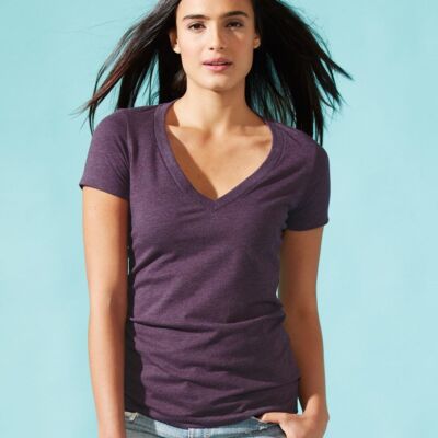 Next Level Apparel Women’s CVC Deep V-Neck T-Shirt 6640 Women’s CVC Deep V-Neck T-Shirt Thumbnail