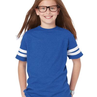 LAT Youth Football Fine Jersey Tee 6137 Youth Football Fine Jersey Tee Thumbnail