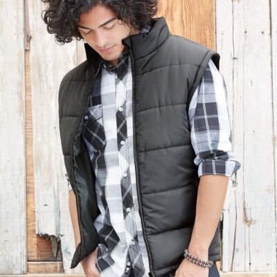 Burnside Men's Puffer Vest 8700 Men's Puffer Vest Thumbnail