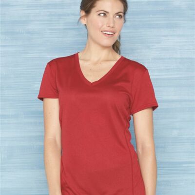 Gildan Performance® Tech Women's V-Neck T-Shirt 47V00L Performance® Tech Women's V-Neck T-Shirt Thumbnail