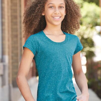 J. America Youth Glitter T-Shirt 8129 Youth Glitter T-Shirt Thumbnail