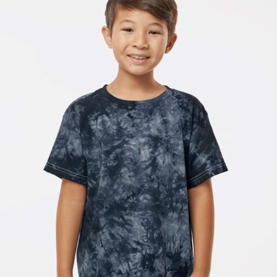 Dyenomite Youth Crystal Tie-Dyed T-Shirt 20BCR Youth Crystal Tie-Dyed T-Shirt Thumbnail