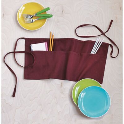 Q-Tees Waist Apron with Pockets Q2115 Waist Apron with Pockets Thumbnail