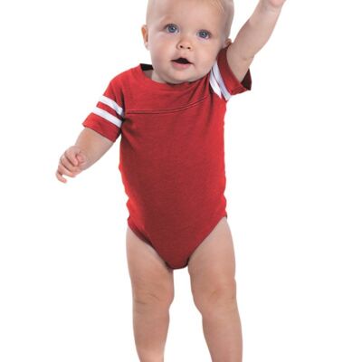 Rabbit Skins Infant Football Fine Jersey Bodysuit 4437 Infant Football Fine Jersey Bodysuit Thumbnail