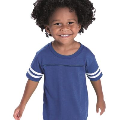 Rabbit Skins Toddler Football Fine Jersey Tee 3037 Toddler Football Fine Jersey Tee Thumbnail