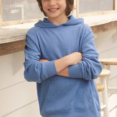 Independent Trading Co. Youth Lightweight Special Blend Raglan Hooded Sweatshirt PRM15YSB Youth Lightweight Special Blend Raglan Hooded Sweatshirt Thumbnail