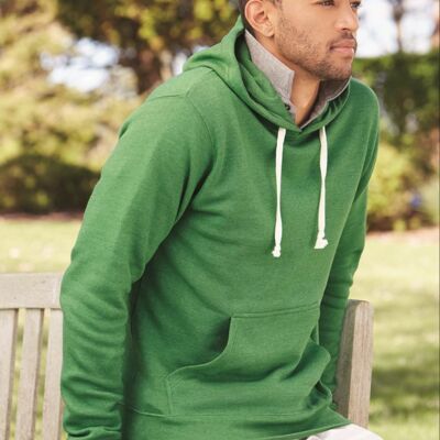 J. America Men's Triblend Fleece Hooded Sweatshirt 8871 Men's Triblend Fleece Hooded Sweatshirt Thumbnail