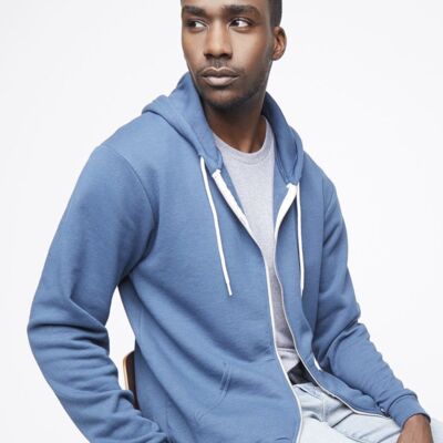 American Apparel Unisex USA-Made Flex Fleece Full-Zip Hoodie Sweatshirt F497US Unisex USA-Made Flex Fleece Full-Zip Hoodie Sweatshirt Thumbnail