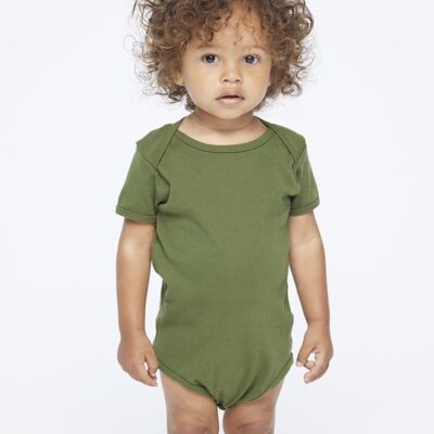 American Apparel Infant Baby Rib Onesie 4001W Infant Baby Rib Onesie Thumbnail