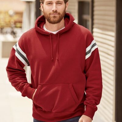 J. America Men's Vintage Athletic Hooded Sweatshirt 8847 Men's Vintage Athletic Hooded Sweatshirt Thumbnail