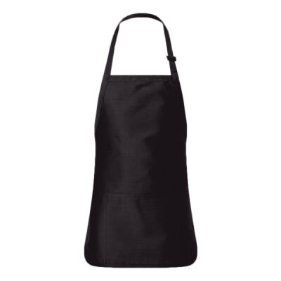 Q-Tees Full-Length Apron with Pouch Pocket Q4250 Full-Length Apron with Pouch Pocket Thumbnail