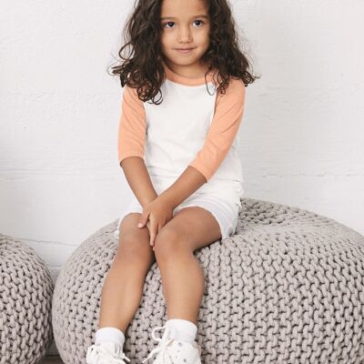 Bella + Canvas Toddler Three-Quarter Sleeve Baseball Tee 3200T Toddler Three-Quarter Sleeve Baseball Tee Thumbnail