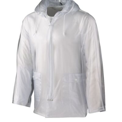 Augusta Sportswear Men's Clear Hooded Rain Jacket 3160 Men's Clear Hooded Rain Jacket Thumbnail