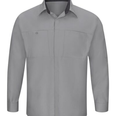Red Kap Men's Tall Performance Plus Long Sleeve Shirt with OilBlok Technology SY32T Men's Tall Performance Plus Long Sleeve Shirt with OilBlok Technology Thumbnail