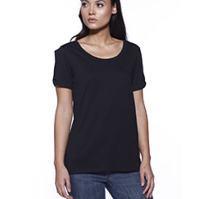 Ladies' CVC Twist Sleeve Top Thumbnail