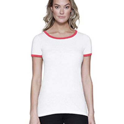 StarTee Ladies' CVC Ringer T-Shirt ST1431 Ladies' CVC Ringer T-Shirt Thumbnail