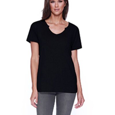 StarTee Ladies' Cotton/Modal Open V-Neck T-Shirt ST1823 Ladies' Cotton/Modal Open V-Neck T-Shirt Thumbnail