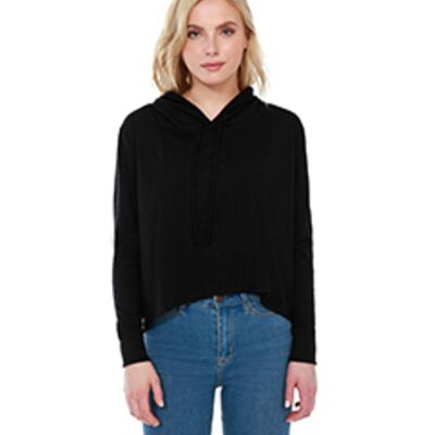 StarTee Ladies' CVC Cropped Hoodie T-Shirt ST1490 Ladies' CVC Cropped Hoodie T-Shirt Thumbnail