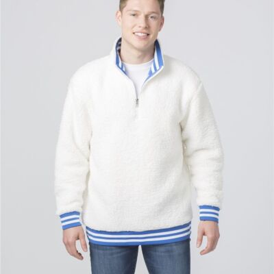 Boxercraft Unisex Varsity Sherpa Quarter-Zip Pullover Q20 Unisex Varsity Sherpa Quarter-Zip Pullover Thumbnail