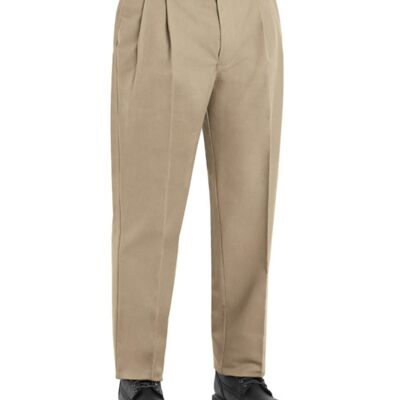 Red Kap Men's Odd-Extended Sizes Pleated Twill Slacks PT38ODD Men's Odd-Extended Sizes Pleated Twill Slacks Thumbnail