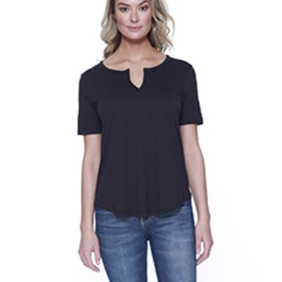 StarTee Ladies' CVC Slit V-Neck T-Shirt ST1422 Ladies' CVC Slit V-Neck T-Shirt Thumbnail