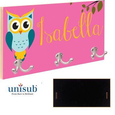 Unisub Coat Hanger Plaque - Natural Wood U4575 Coat Hanger Plaque - Natural Wood Thumbnail