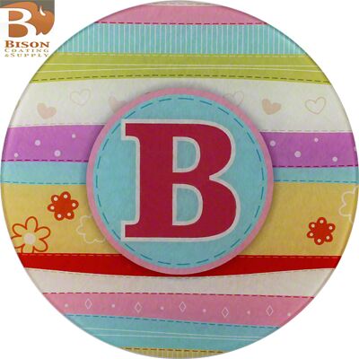 Front Row Round Glass Cutting Board- Bison GCB009 Round Glass Cutting Board- Bison Thumbnail