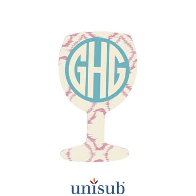 Unisub Wine Glass Aluminum Photo Magnet U4669 Wine Glass Aluminum Photo Magnet Thumbnail