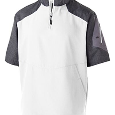 Holloway Unisex Ultra-Lightweight Aero-Tecâ„¢ Raider Short-Sleeve Warm-Up Pullover 229545 Unisex Ultra-Lightweight Aero-Tecâ„¢ Raider Short-Sleeve Warm-Up Pullover Thumbnail