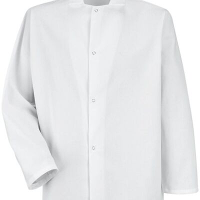 Red Kap Men's Gripper-Front Short Butcher Coat 0416 Men's Gripper-Front Short Butcher Coat Thumbnail