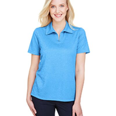 Devon & Jones CrownLux Performance® Ladies' Address Melange Polo DG22W CrownLux Performance® Ladies' Address Melange Polo Thumbnail