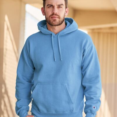 Champion Unisex Garment-Dyed Hooded Sweatshirt CD450 Unisex Garment-Dyed Hooded Sweatshirt Thumbnail