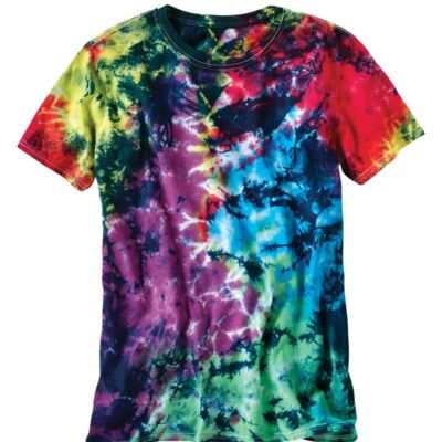 Dyenomite LaMer Over-Dyed Crinkle Tie-Dyed T-Shirt 640LM LaMer Over-Dyed Crinkle Tie-Dyed T-Shirt Thumbnail