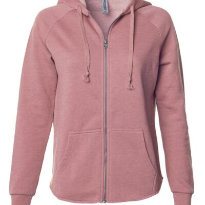 Independent Trading Co. Women's California Wave Wash Full-Zip Hooded Sweatshirt PRM2500Z Women's California Wave Wash Full-Zip Hooded Sweatshirt Thumbnail