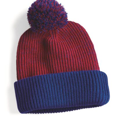 Sportsman 12" Speckled Pom-Pom Cuffed Beanie SP70 12" Speckled Pom-Pom Cuffed Beanie Thumbnail
