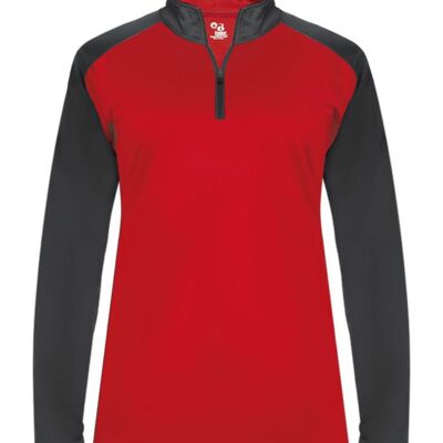Badger Women's Ultimate SoftLock™ Sport Quarter-Zip Pullover 4008 Women's Ultimate SoftLock™ Sport Quarter-Zip Pullover Thumbnail